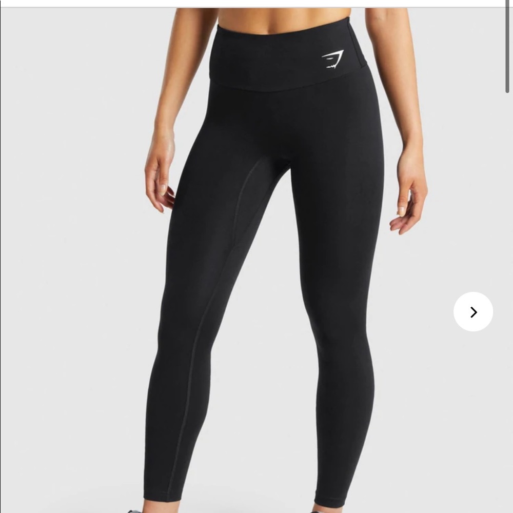 Black gymshark training legging